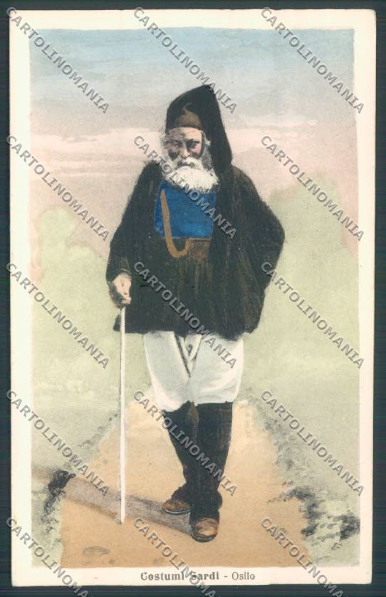 Sassari Costumi Sardi Osilo cartolina ZG0362 – fronte