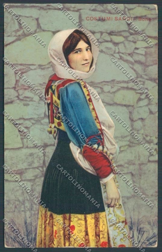Cagliari Costumi Sardi Bono cartolina ZG0364 – fronte