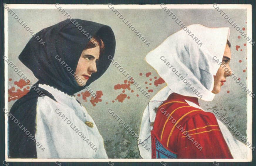 Cagliari Costumi Sardi Bono cartolina ZG0367 – fronte