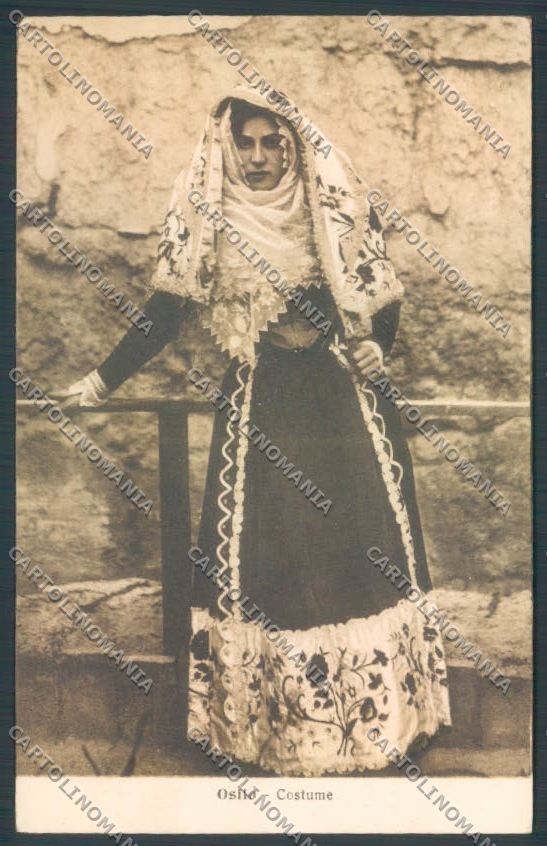 Sassari Costumi Sardi Osilo cartolina ZG0394 – fronte