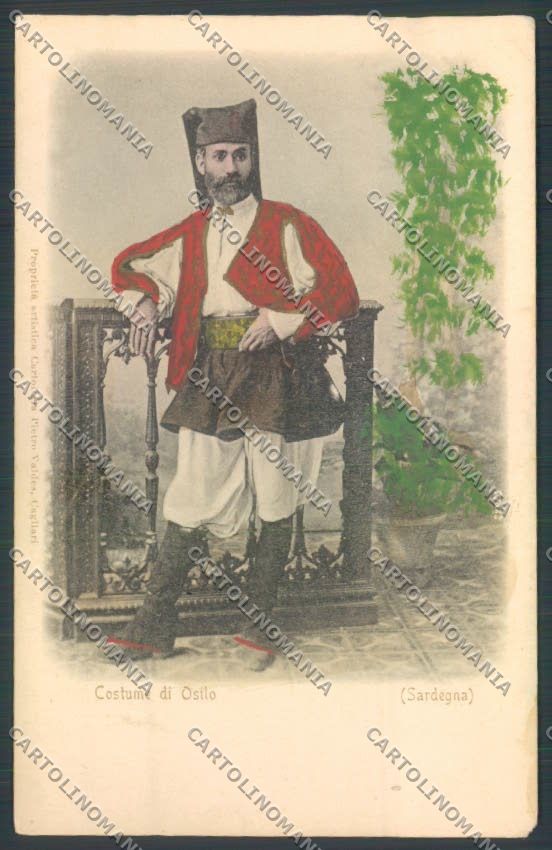 Sassari Costumi Sardi Osilo cartolina ZG0435 – fronte