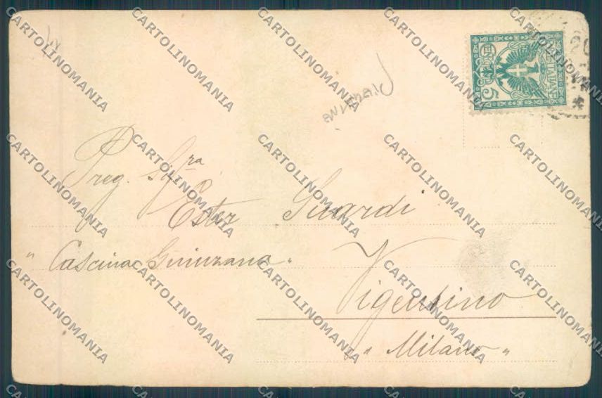 Nuoro Costumi Sardi Oliena PIEGHINE cartolina ZG0437 – retro