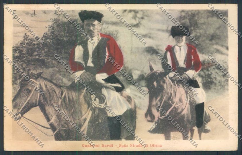 Nuoro Costumi Sardi Oliena cartolina ZG0445 – fronte