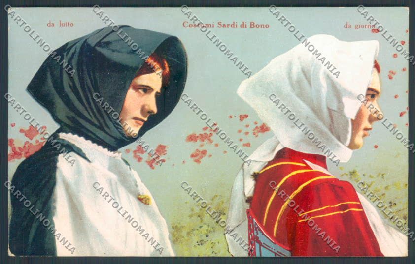 Cagliari Costumi Sardi Bono cartolina ZG0449 – fronte