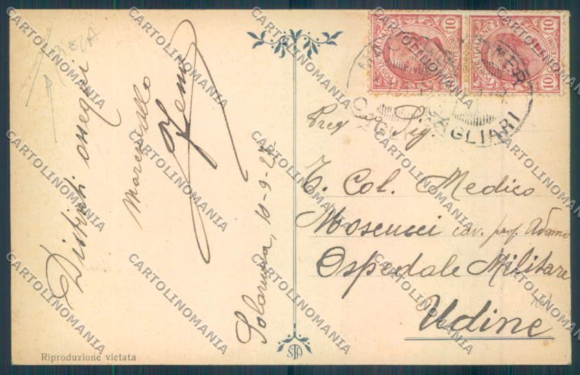 Nuoro Costumi Sardi Lanusei PIEGA cartolina ZG0454 – retro