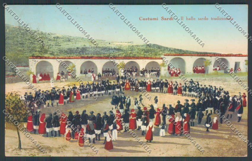 Cagliari Costumi Sardi cartolina ZG0458 – fronte