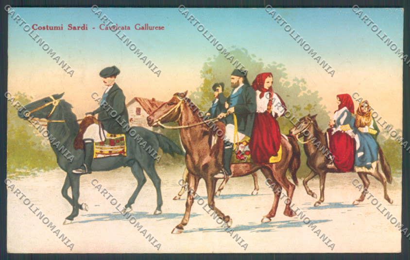 Cagliari Costumi Sardi cartolina ZG0460 – fronte
