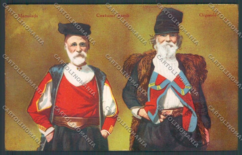 Nuoro Costumi Sardi Mamoiada Orgosolo cartolina ZG0462 – fronte