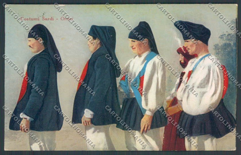 Nuoro Costumi Sardi Orosei cartolina ZG0466 – fronte