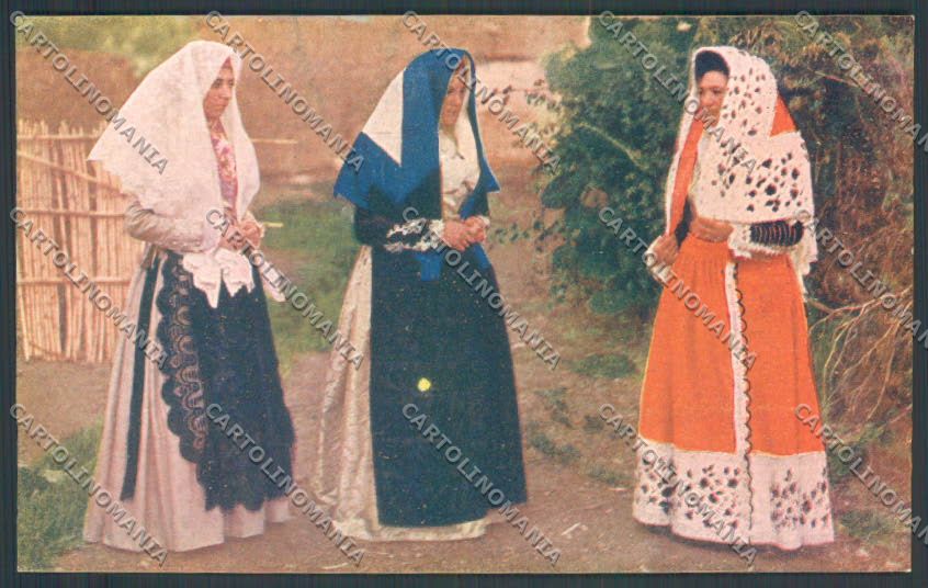 Cagliari Costumi Sardi Iglesias Osilo cartolina ZG0468 – fronte