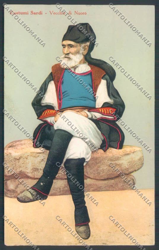 Nuoro Costumi Sardi cartolina ZG0470 – fronte