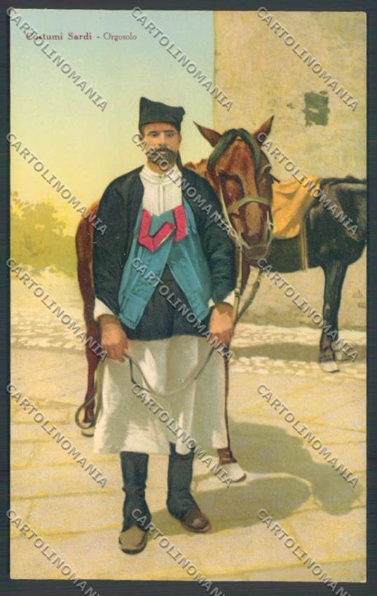 Nuoro Costumi Sardi Orgosolo cartolina ZG0471 – fronte