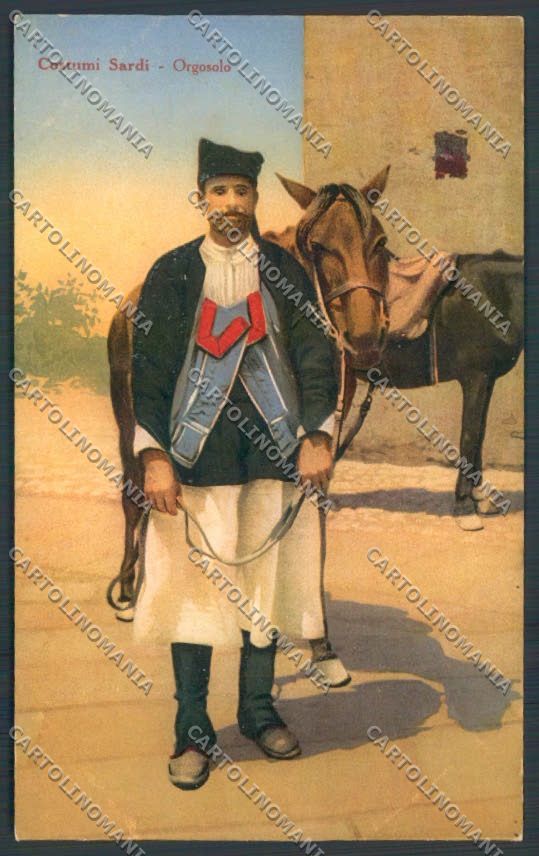 Nuoro Costumi Sardi Orgosolo cartolina ZG0473 – fronte