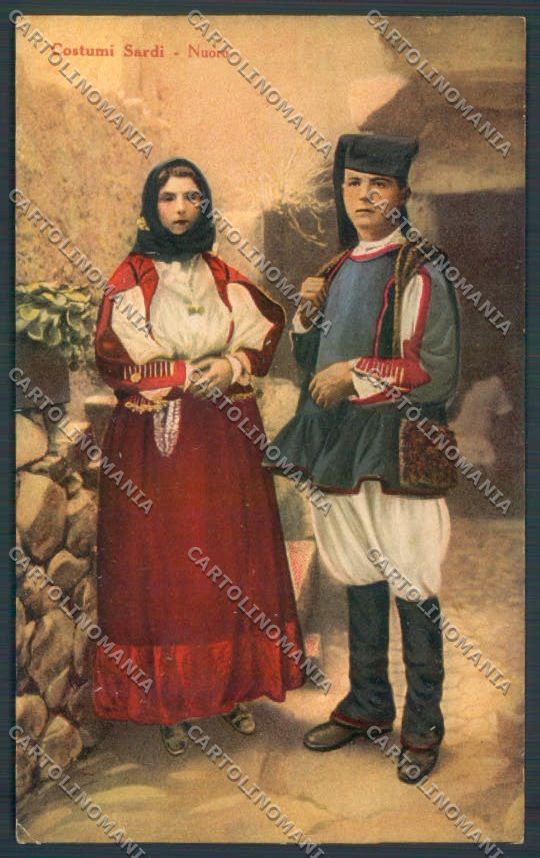 Nuoro Costumi Sardi cartolina ZG0478 – fronte