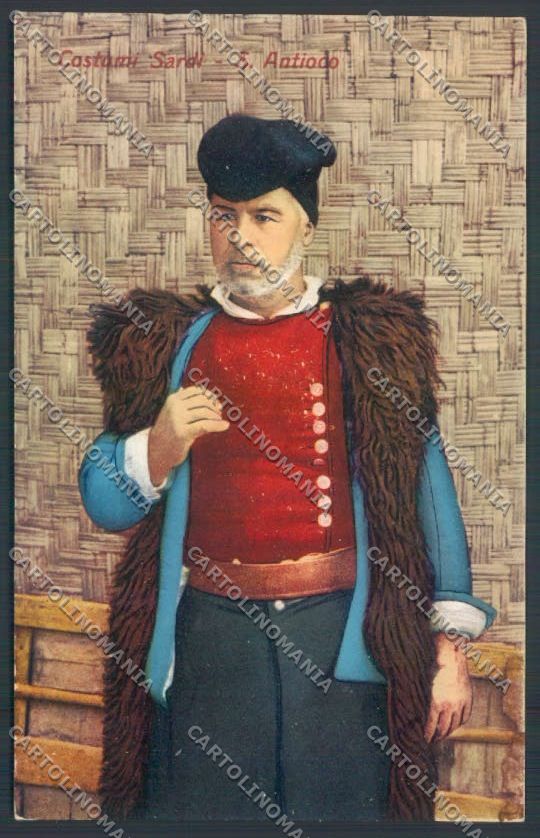 Cagliari Costumi Sardi Sant'Antioco cartolina ZG0482 – fronte