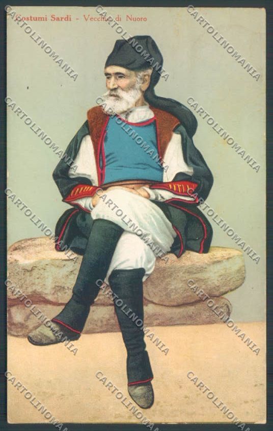 Nuoro Costumi Sardi cartolina ZG0488 – fronte