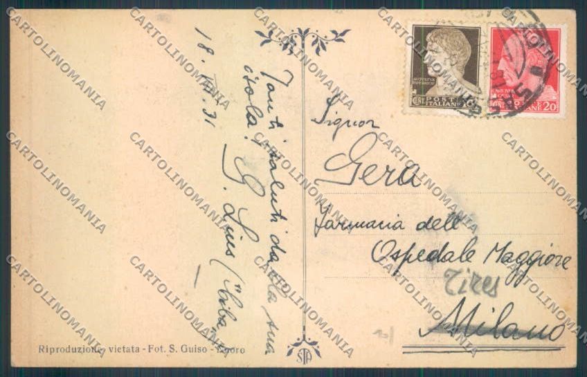 Nuoro Costumi Sardi cartolina ZG0488 – retro
