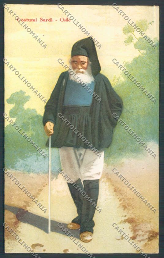 Sassari Costumi Sardi Osilo cartolina ZG0489 – fronte