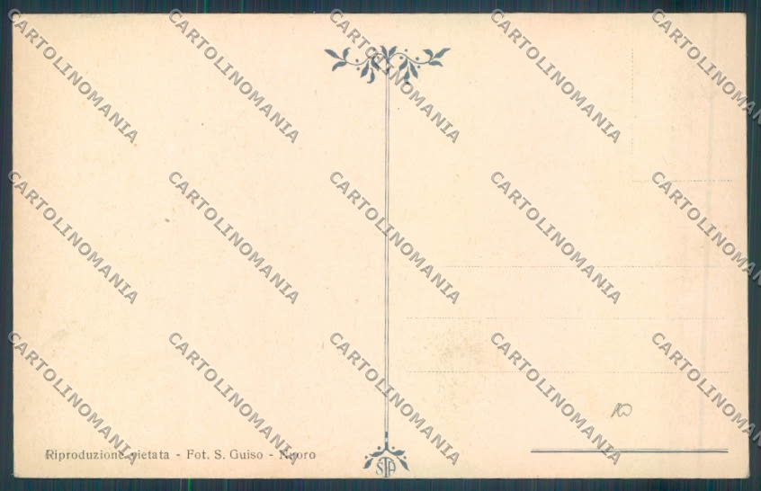 Nuoro Costumi Sardi Aratura cartolina ZG0507 – retro