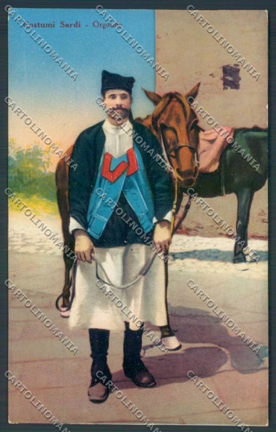 Nuoro Costumi Sardi Orgosolo cartolina ZG0508 – fronte