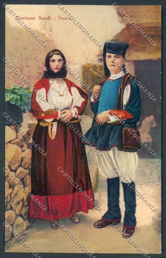 Nuoro Costumi Sardi cartolina ZG0512 – fronte