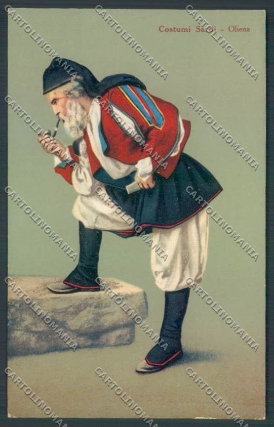Nuoro Costumi Sardi Oliena cartolina ZG0513 – fronte
