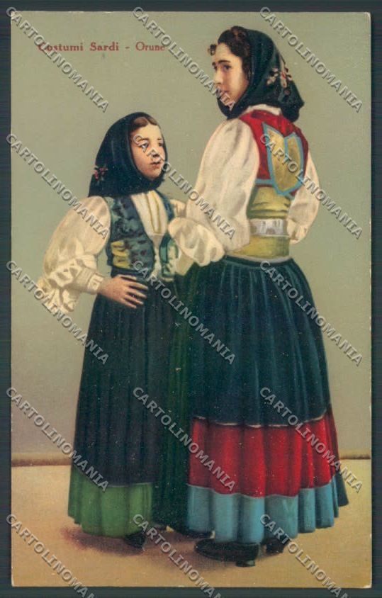 Nuoro Costumi Sardi Orune cartolina ZG0518 – fronte