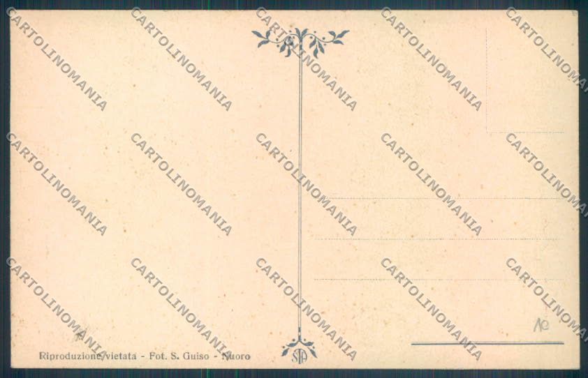 Nuoro Costumi Sardi Orune cartolina ZG0518 – retro
