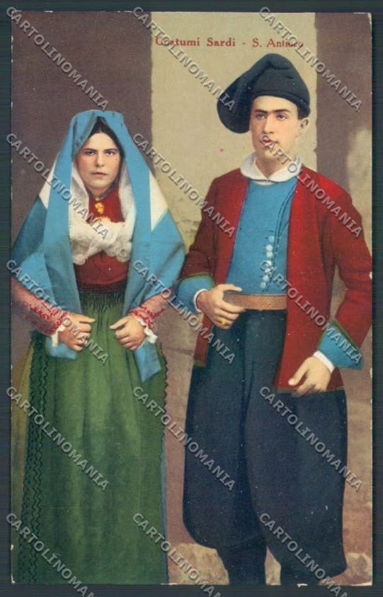 Cagliari Costumi Sardi Sant'Antioco cartolina ZG0523 – fronte