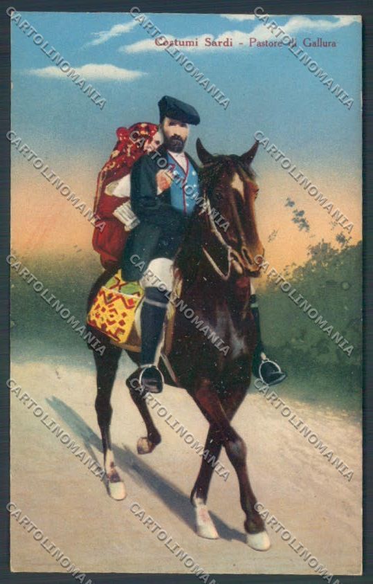 Sassari Costumi Sardi Gallura cartolina ZG0530 – fronte