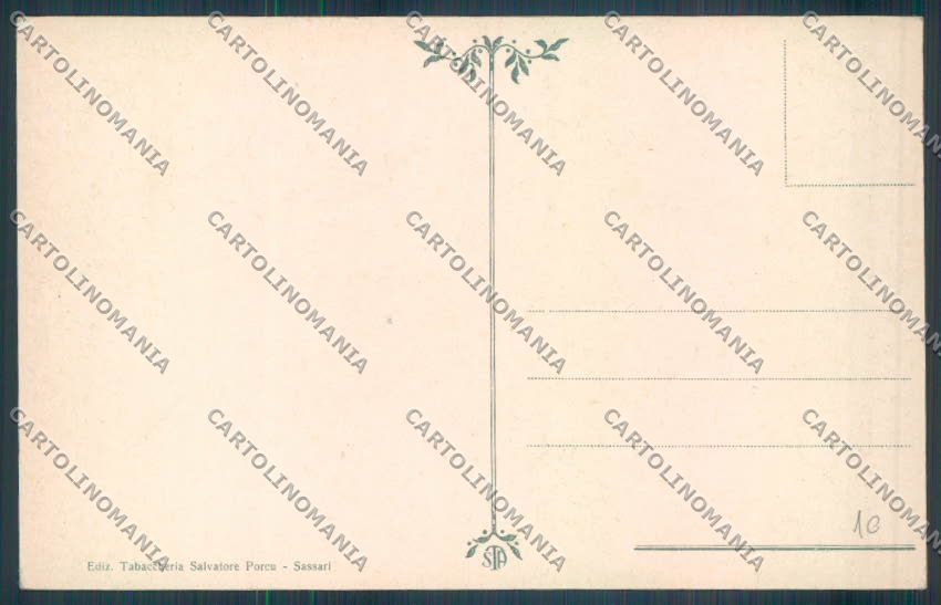 Sassari Costumi Sardi Bottidda cartolina ZG0531 – retro