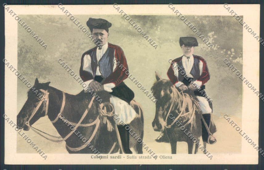 Nuoro Costumi Sardi Oliena cartolina ZG0541 – fronte