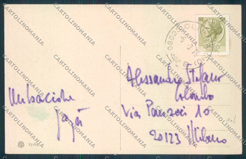 Nuoro Costumi Sardi Oliena cartolina ZG0541 – retro