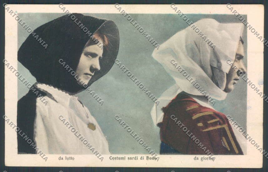Cagliari Costumi Sardi Bono cartolina ZG0543 – fronte