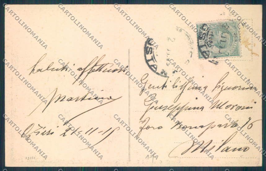 Nuoro Costumi Sardi Lanusei cartolina ZG0546 – retro