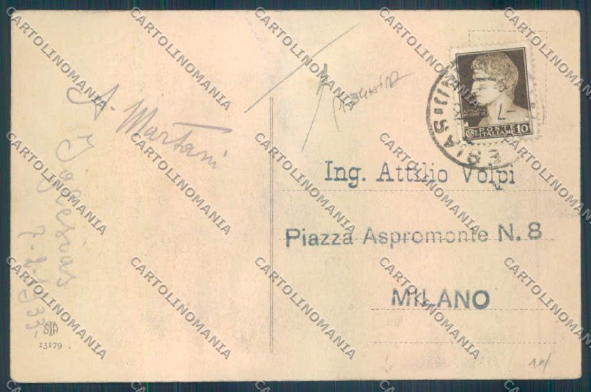 Cagliari Costumi Sardi Bono PIEGHINA cartolina ZG0547 – retro
