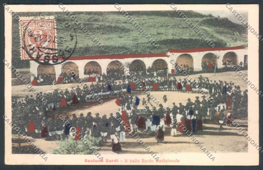 Cagliari Costumi Sardi cartolina ZG0549 – fronte