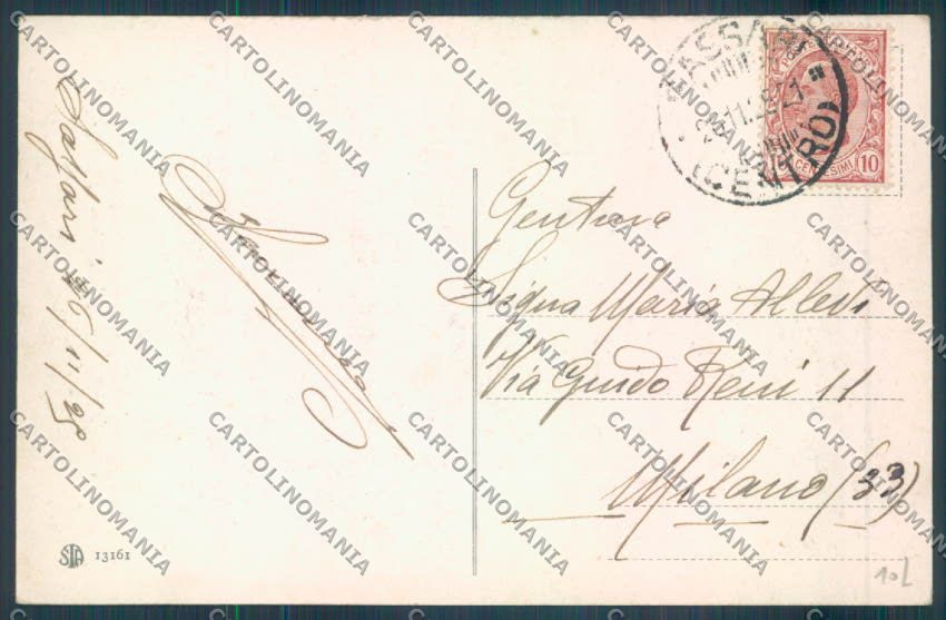 Nuoro Costumi Sardi Lanusei cartolina ZG0550 – retro