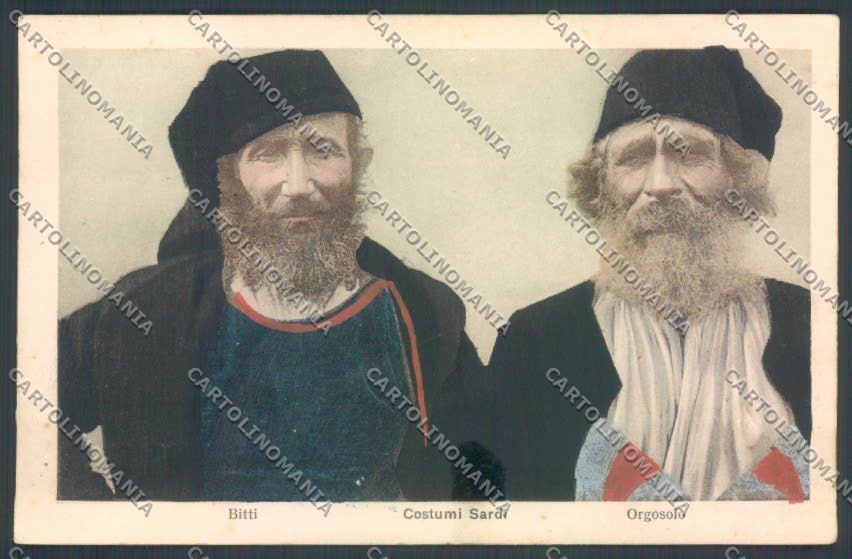 Nuoro Costumi Sardi Bitti Orgosolo cartolina ZG0551 – fronte
