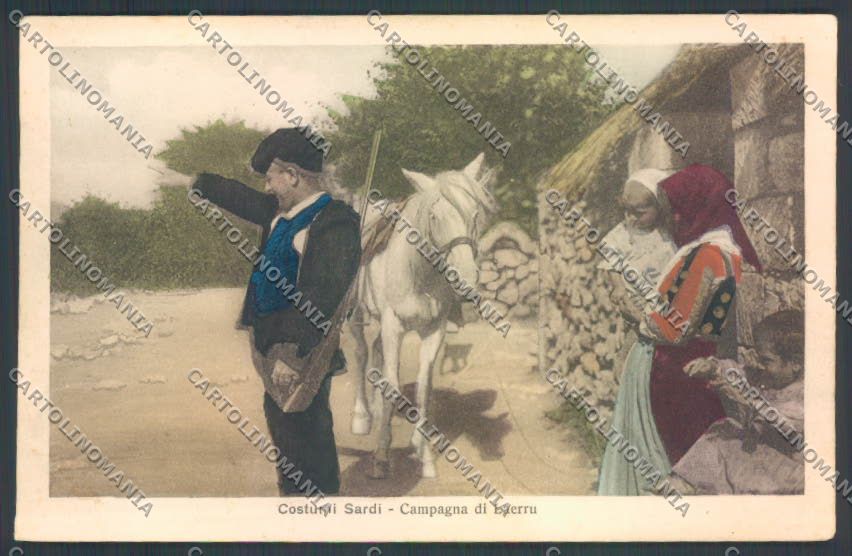 Sassari Costumi Sardi Laerru cartolina ZG0553 – fronte