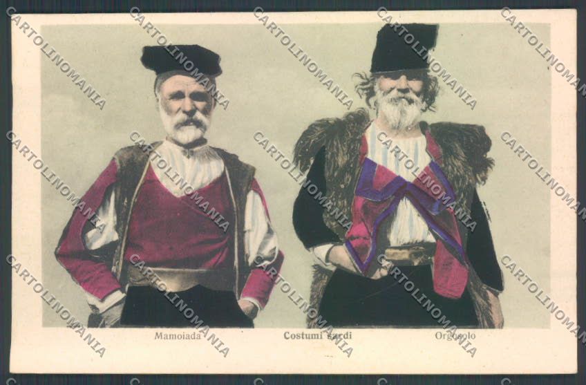 Nuoro Costumi Sardi Mamoiada Orgosolo cartolina ZG0557 – fronte