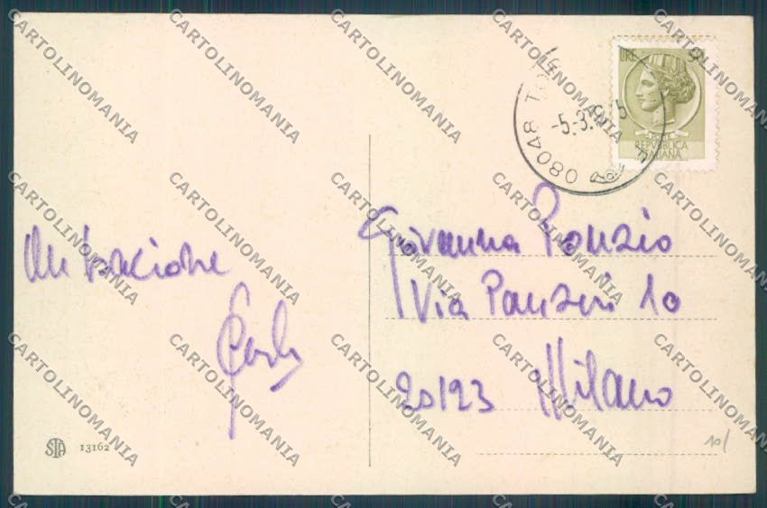 Nuoro Costumi Sardi Mamoiada Orgosolo cartolina ZG0557 – retro