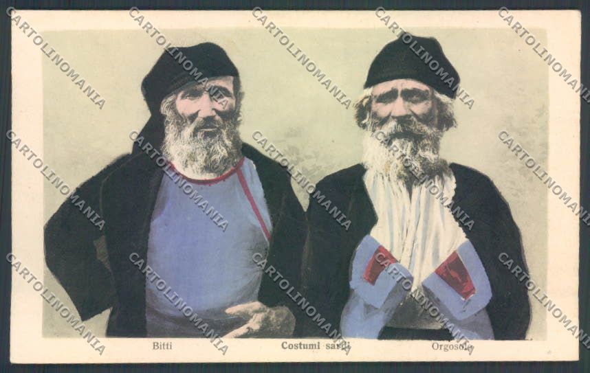 Nuoro Costumi Sardi Bitti Orgosolo cartolina ZG0558 – fronte