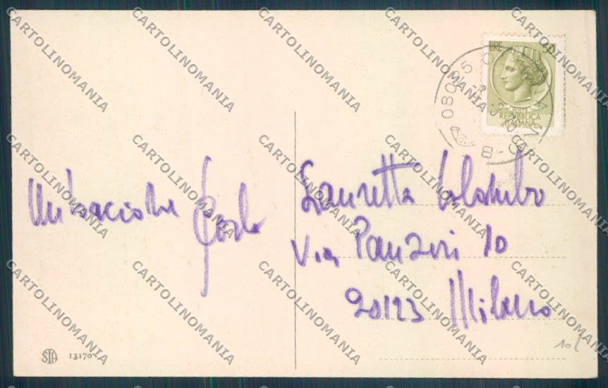 Nuoro Costumi Sardi Bitti Orgosolo cartolina ZG0558 – retro