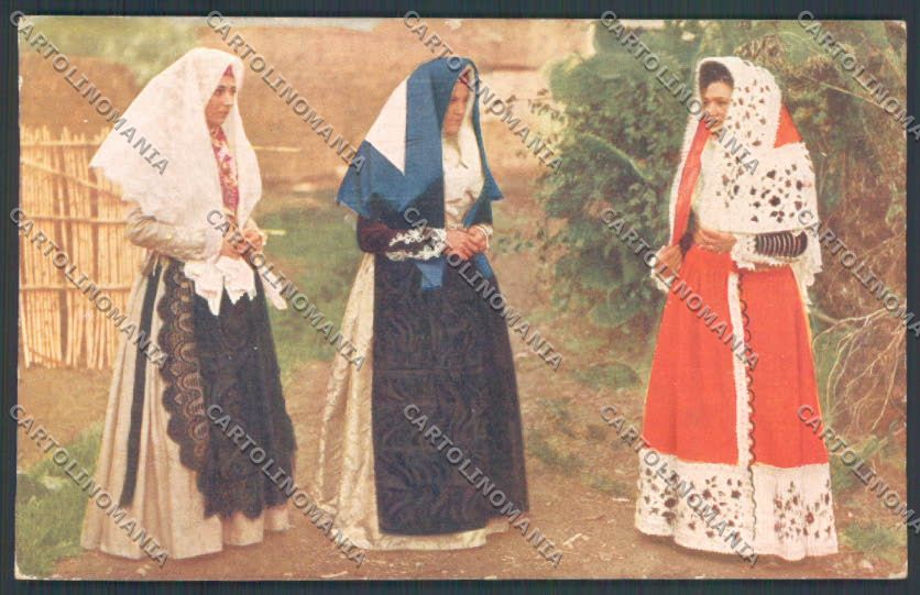 Cagliari Costumi Sardi Iglesias Osilo cartolina ZG0560 – fronte