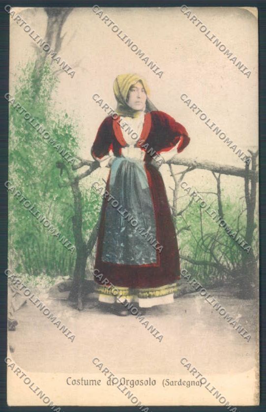 Nuoro Costumi Sardi Orgosolo cartolina ZG0582 – fronte