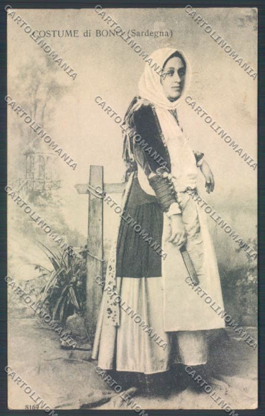 Cagliari Costumi Sardi Bono SCOLLATA cartolina ZG0595 – fronte
