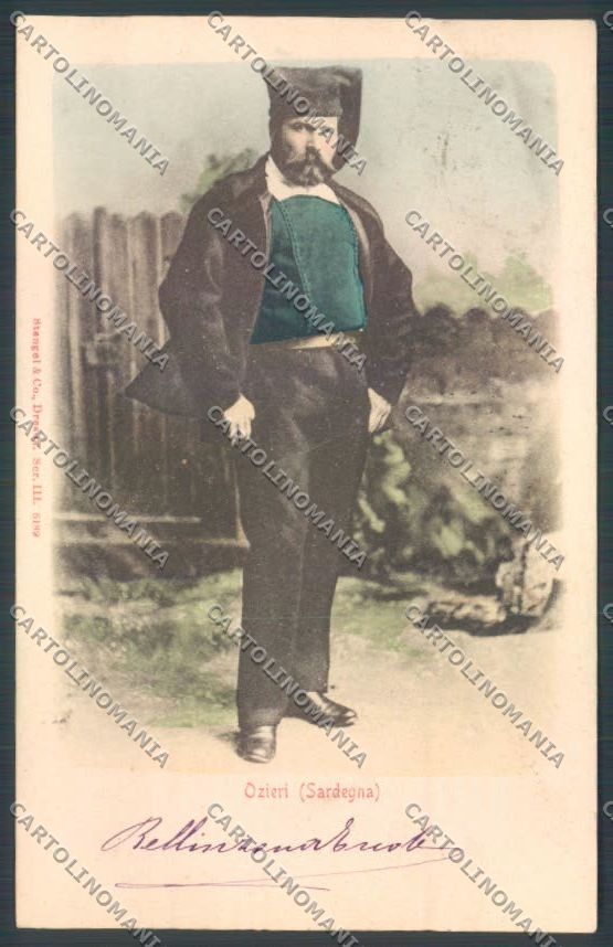 Sassari Costumi Sardi Ozieri cartolina ZG0610 – fronte