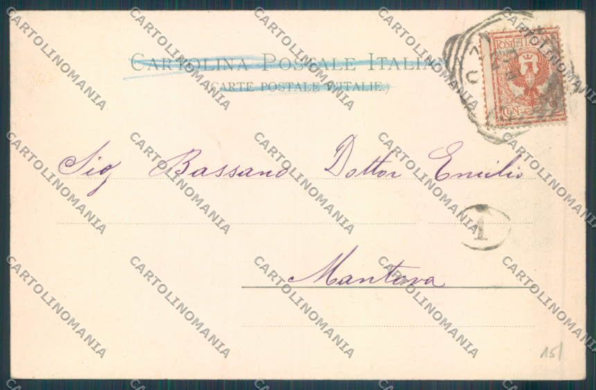 Sassari Costumi Sardi Ozieri cartolina ZG0610 – retro
