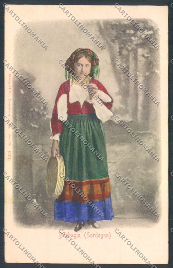 Nuoro Costumi Sardi Barbagia cartolina ZG0622 – fronte